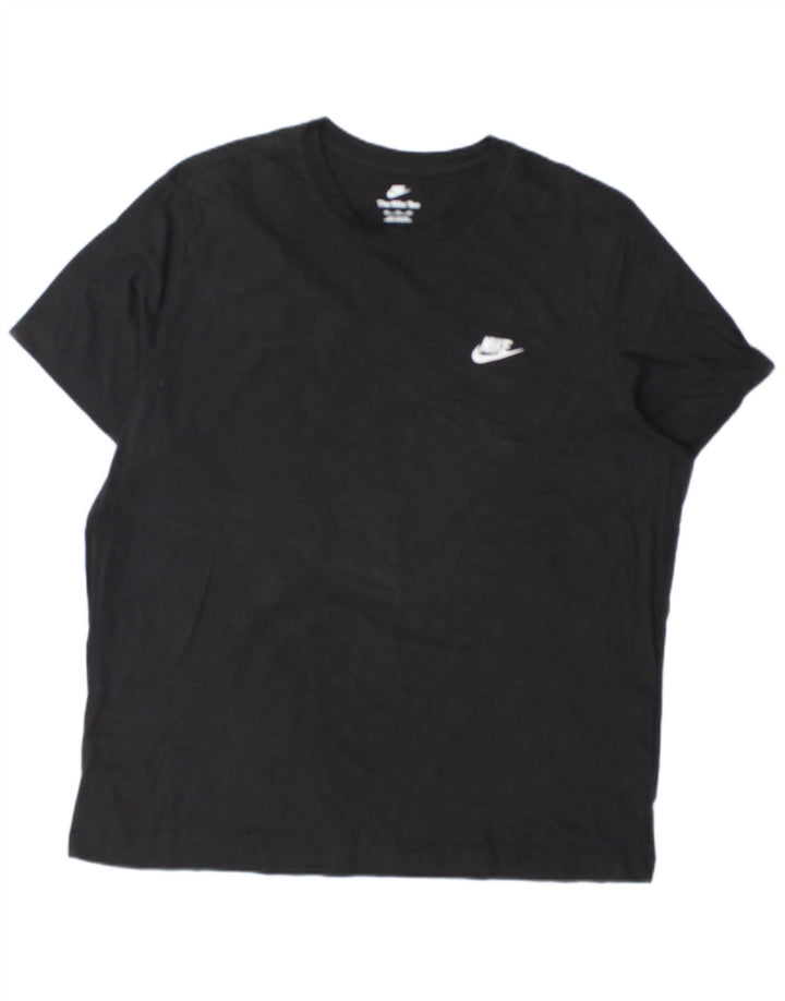 T-shirt męski NIKE Top 2XL, czarny, bawełniany
