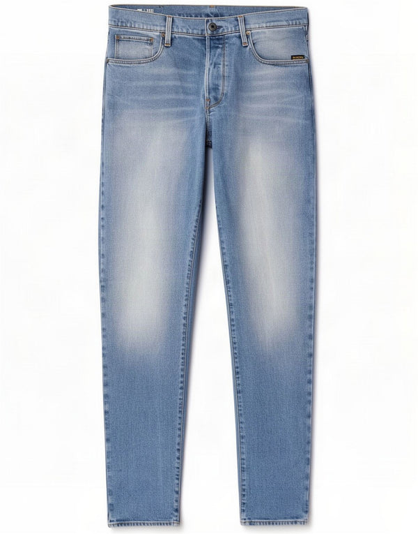 G-Star Męskie 3301 Slim Jeans W34 L36 Niebieskie bawełniane