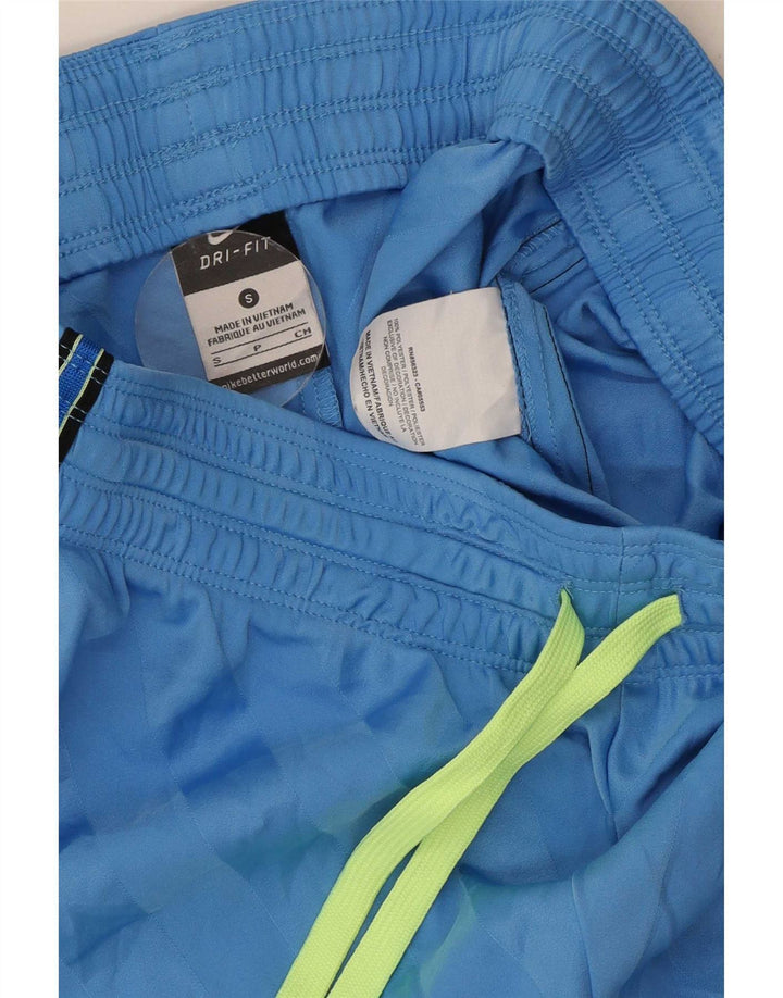 Męskie spodenki sportowe Nike, małe, niebieskie paski, poliester