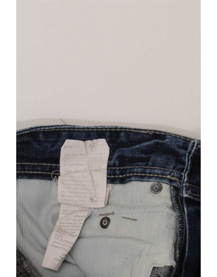 Męskie spodenki jeansowe Jack & Jones w trudnej sytuacji, średnie W32, niebieska bawełna