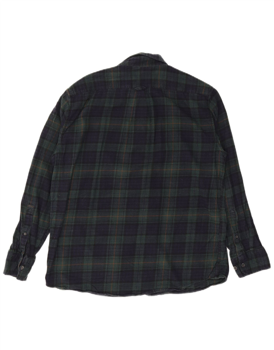 Koszula flanelowa męska EDDIE BAUER, bawełniana, w dużą granatową kratkę