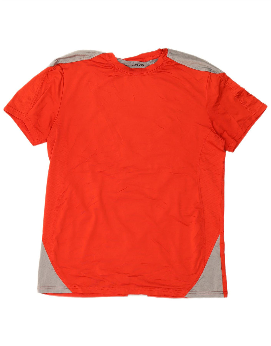 IZOD Męski T-shirt Top, duży, czerwony, z blokami kolorów