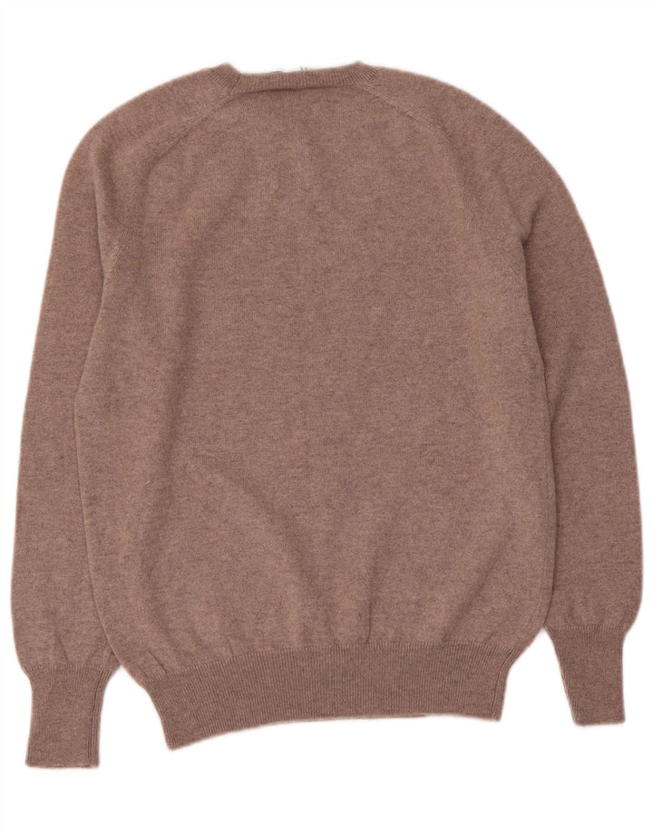 Damski sweter ZARA z okrągłym dekoltem UK 12 Średni brąz