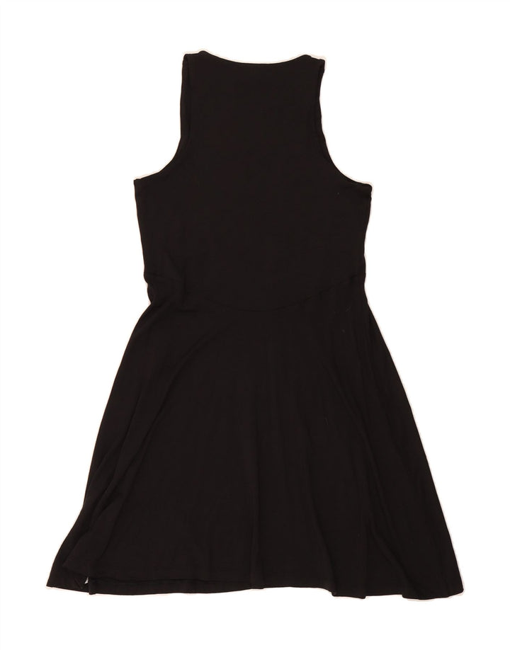 ATHLETA Womens Sleeveless A-Line Dress UK 8 Small Black Modal Vintage Athleta and Second-Hand Athleta from Messina Hembry 