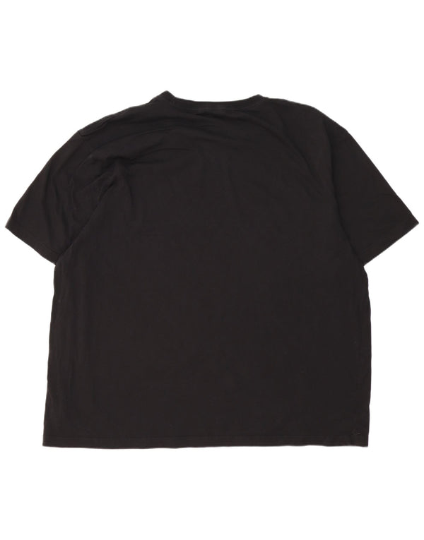 Męska koszulka z grafiką Calvin Klein Jeans Top 6XL, czarna bawełna