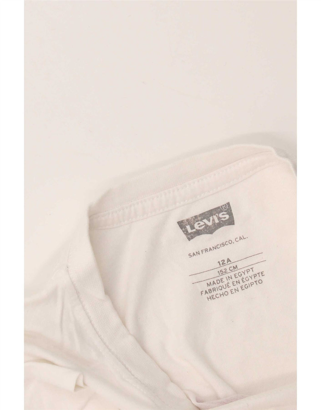 Chłopięcy T-shirt z grafiką Levi's, 11-12 lat, biała bawełna