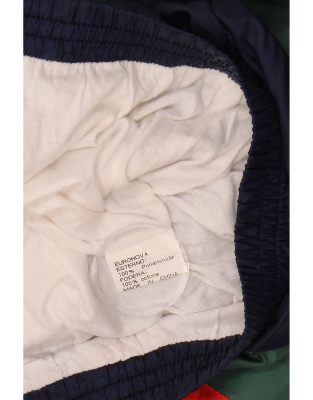 Męska kurtka dresowa VINTAGE, duża, wielobarwna, z blokami kolorów