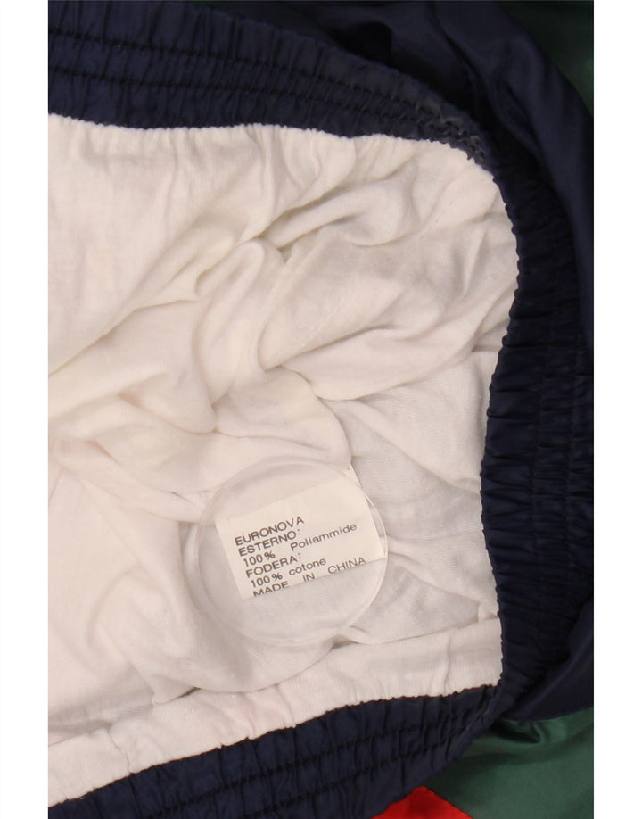 Męska kurtka dresowa VINTAGE, duża, wielobarwna, z blokami kolorów