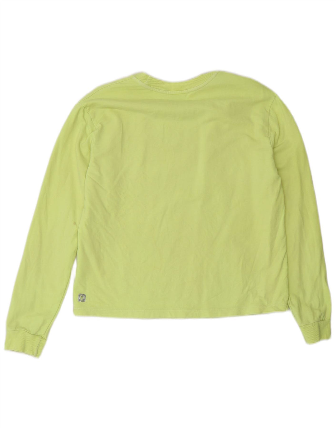 Top damski FREDDY z długim rękawem, UK 8, mały, żółty, bawełniany
