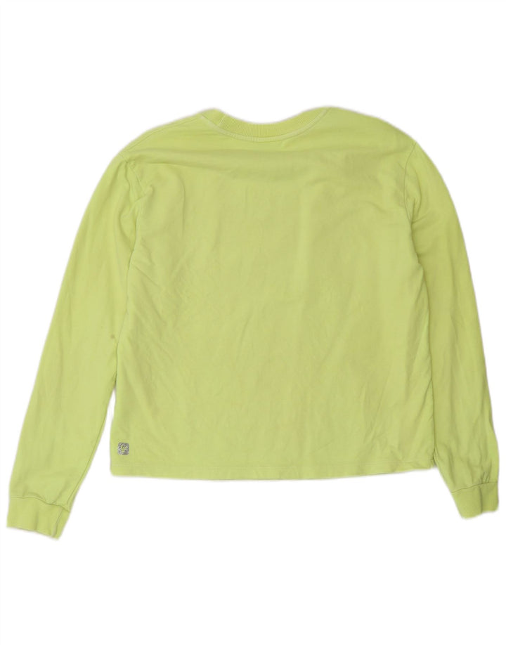 Top damski FREDDY z długim rękawem, UK 8, mały, żółty, bawełniany
