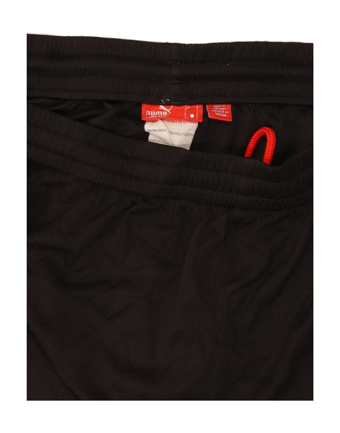 PUMA Womens Sport Shorts UK 16 Large Black Polyester Vintage Puma and Second-Hand Puma from Messina Hembry 