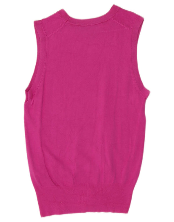 Zara Womens Vest Tank Top UK 8 Small Pink