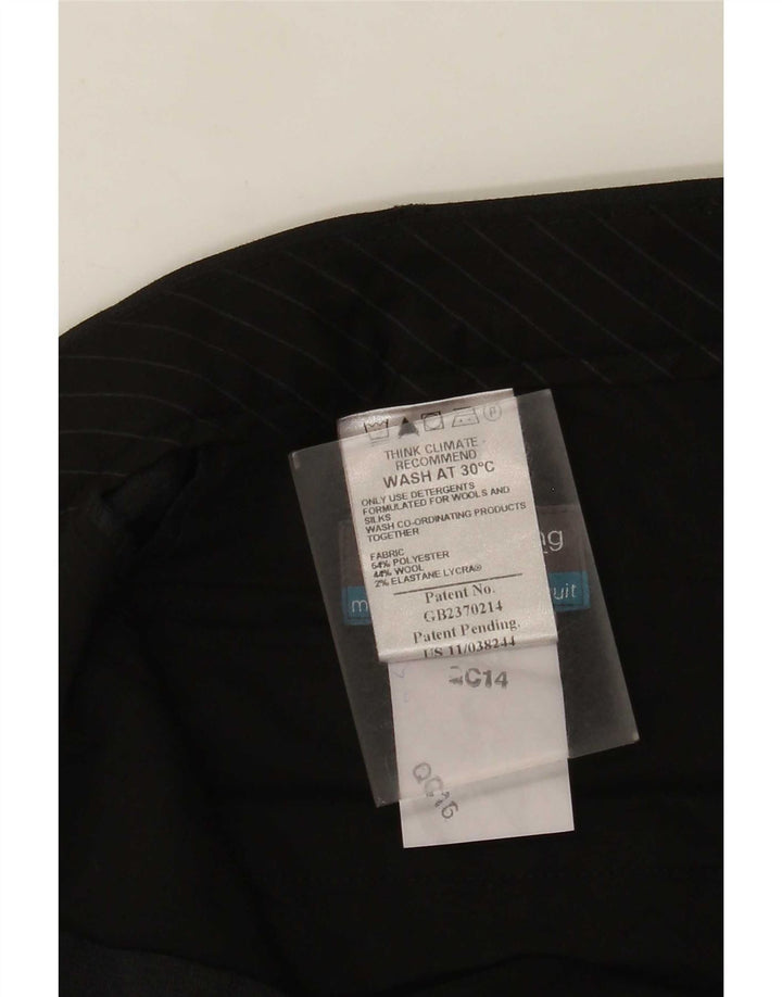 Marks & Spencer Męskie spodnie garniturowe W36 L33 Szary poliester