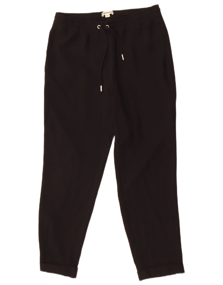 Damskie spodnie dresowe Whistles Joggers UK 10, małe, czarne, poliestrowe