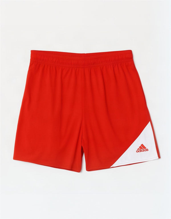 Męskie spodenki sportowe Adidas Climalite 2XL z poliestru w kolorze czerwonym