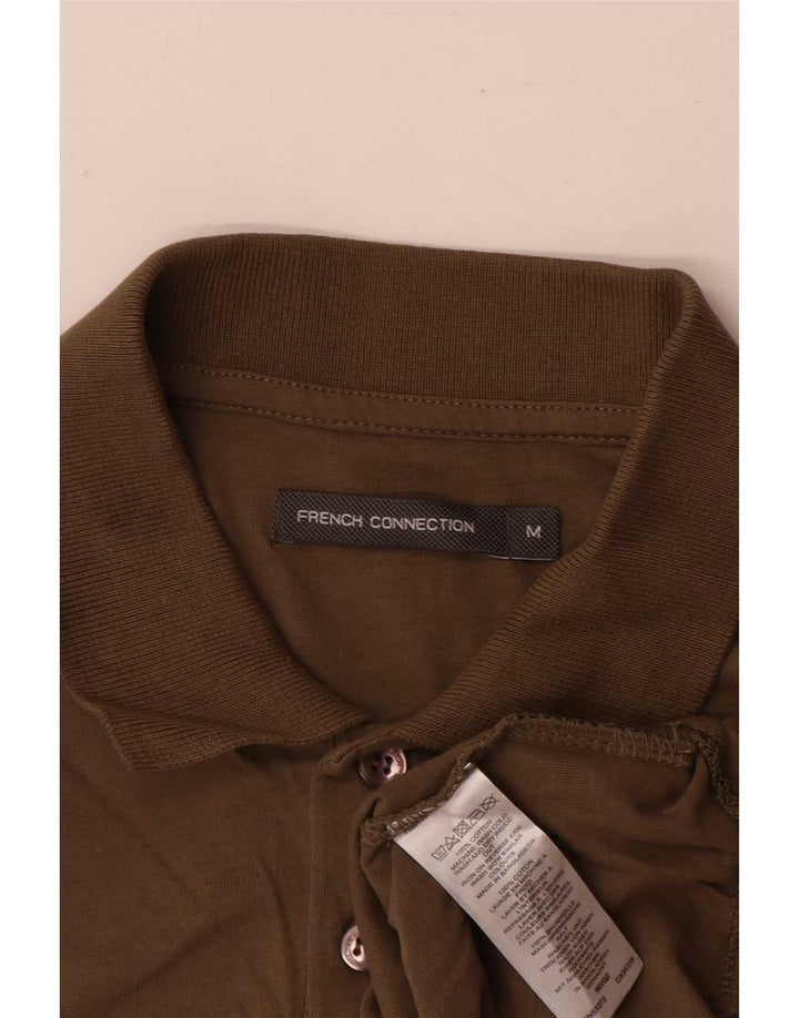 Męska koszulka polo French Connection, średnia, bawełniana khaki