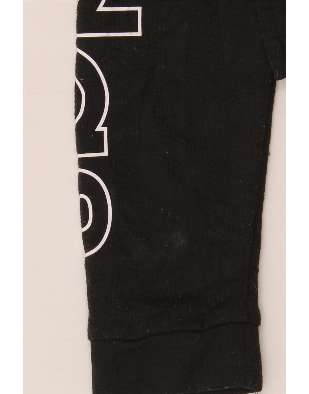 Damska bluza Adidas Crop Graphic Crop Jumper UK 4/6 XS Czarny poliester