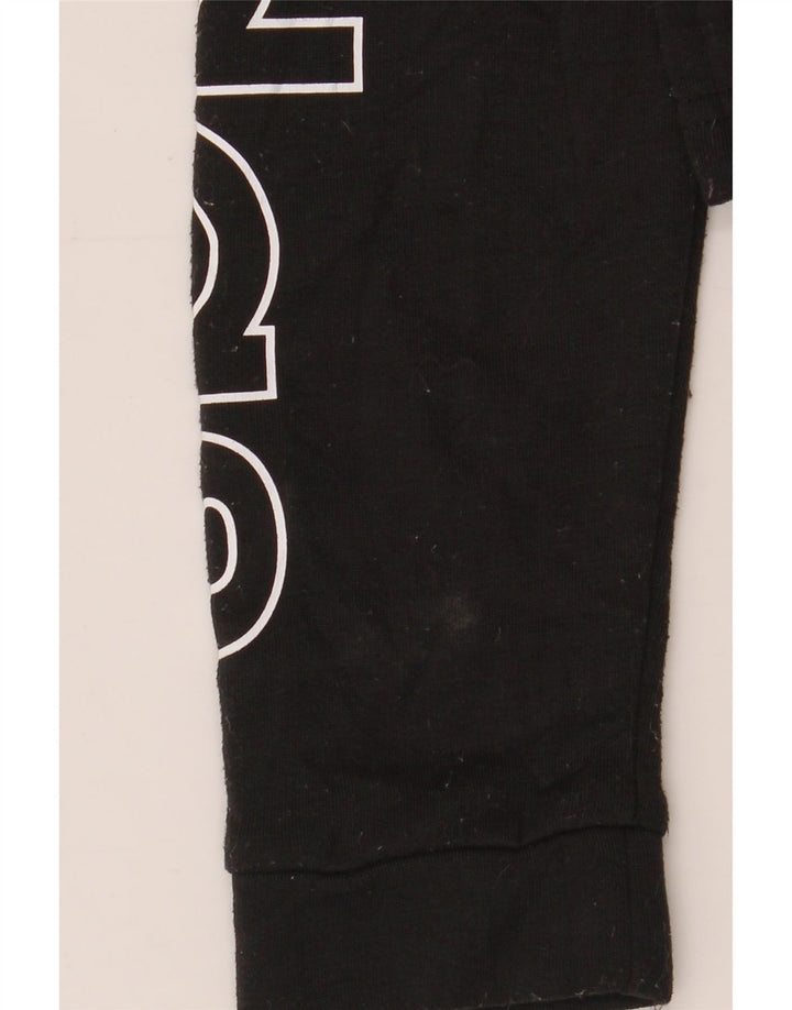 Damska bluza Adidas Crop Graphic Crop Jumper UK 4/6 XS Czarny poliester