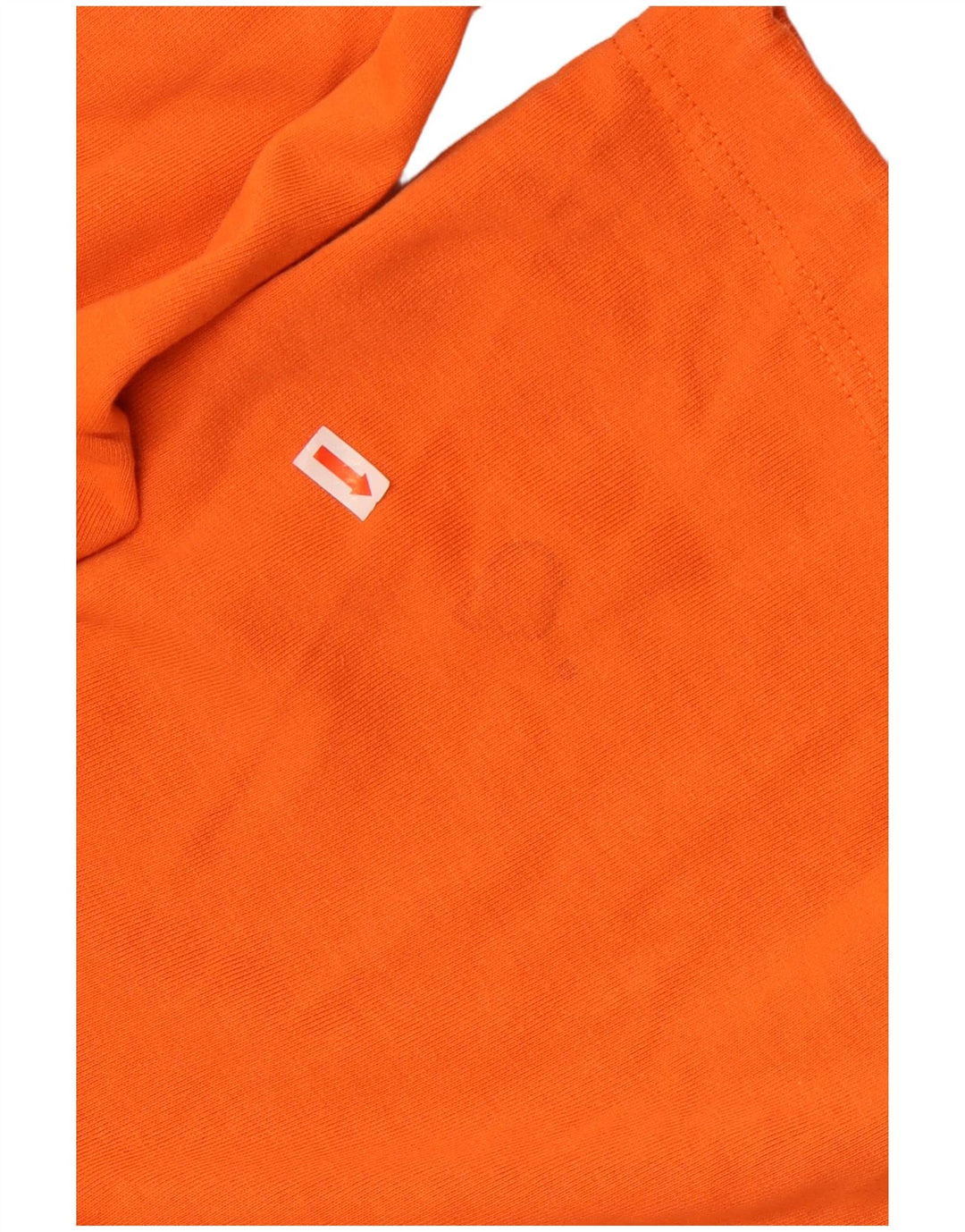 Damska bluza z kapturem Champion Oversize z grafiką i zamkiem błyskawicznym UK 16, duża pomarańczowa