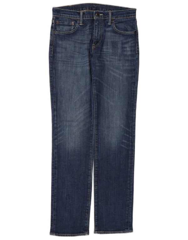 Damskie jeansy LEVI'S 511 Slim W30 L32 Niebieskie bawełniane