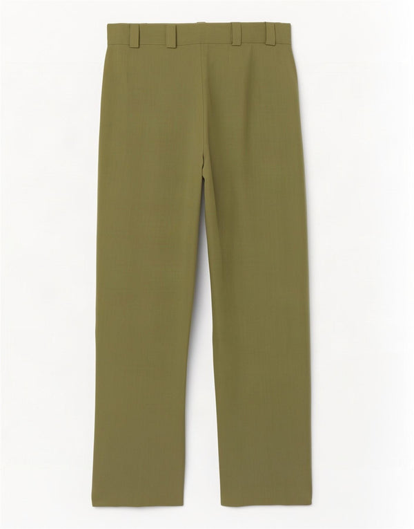 Damskie spodnie garniturowe z wysokim stanem Belmar IT 44 Medium W28 L30 Khaki