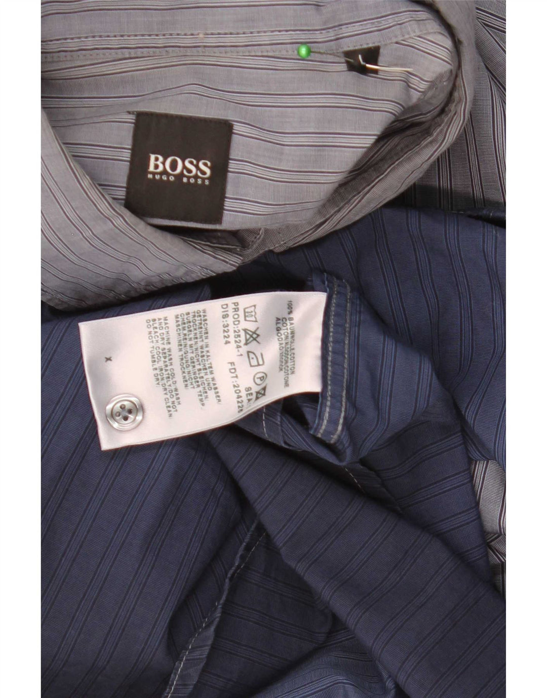 Koszula męska Hugo Boss, duża, niebieska, bawełniana typu Tie Dye