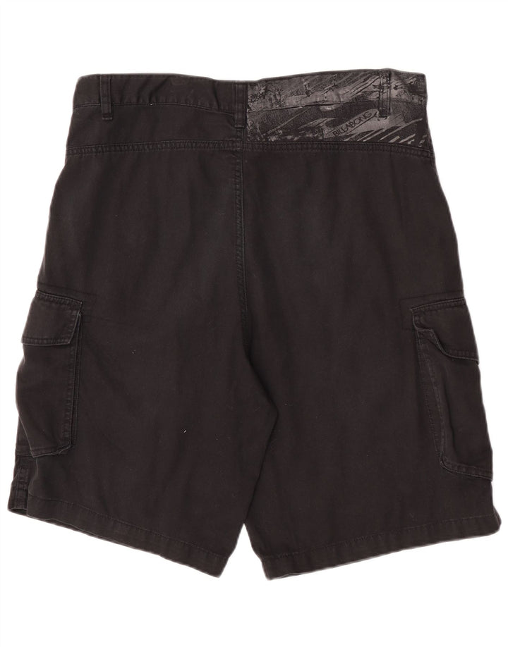 Męskie spodenki cargo Billabong W34, duże, czarne, bawełniane