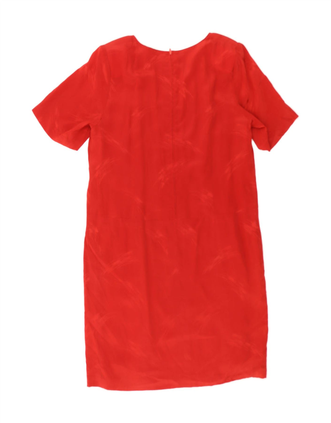 VINTAGE Womens Abstract Pattern Sheath Dress UK 16 Large Red Vintage Vintage and Second-Hand Vintage from Messina Hembry 