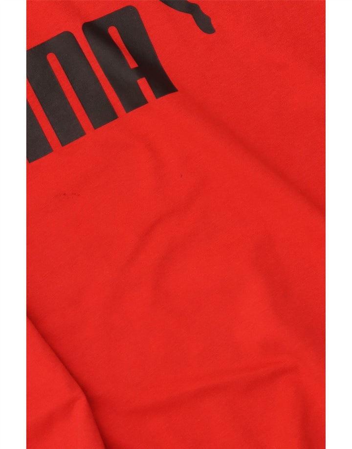 Męski T-shirt Puma z grafiką, duży, czerwony