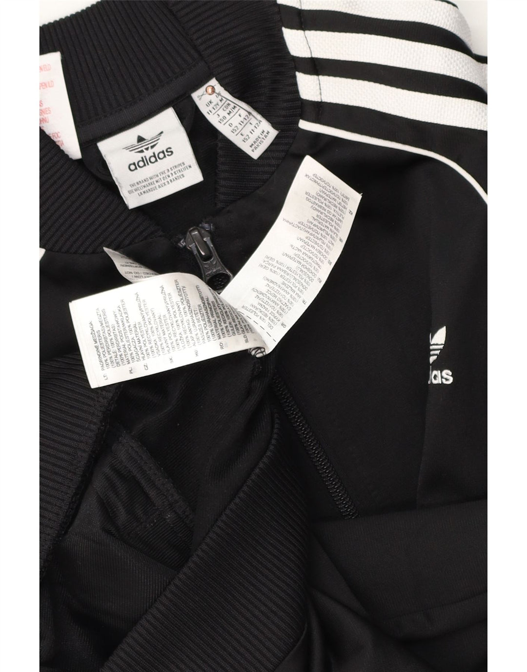 Chłopięca bluza dresowa Adidas 11-12 lat, czarna, poliester