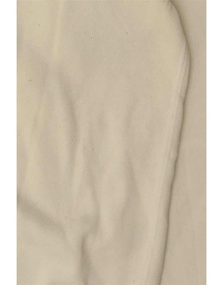 Męski sweter z okrągłym dekoltem Tommy Hilfiger, duży, biały, bawełniany