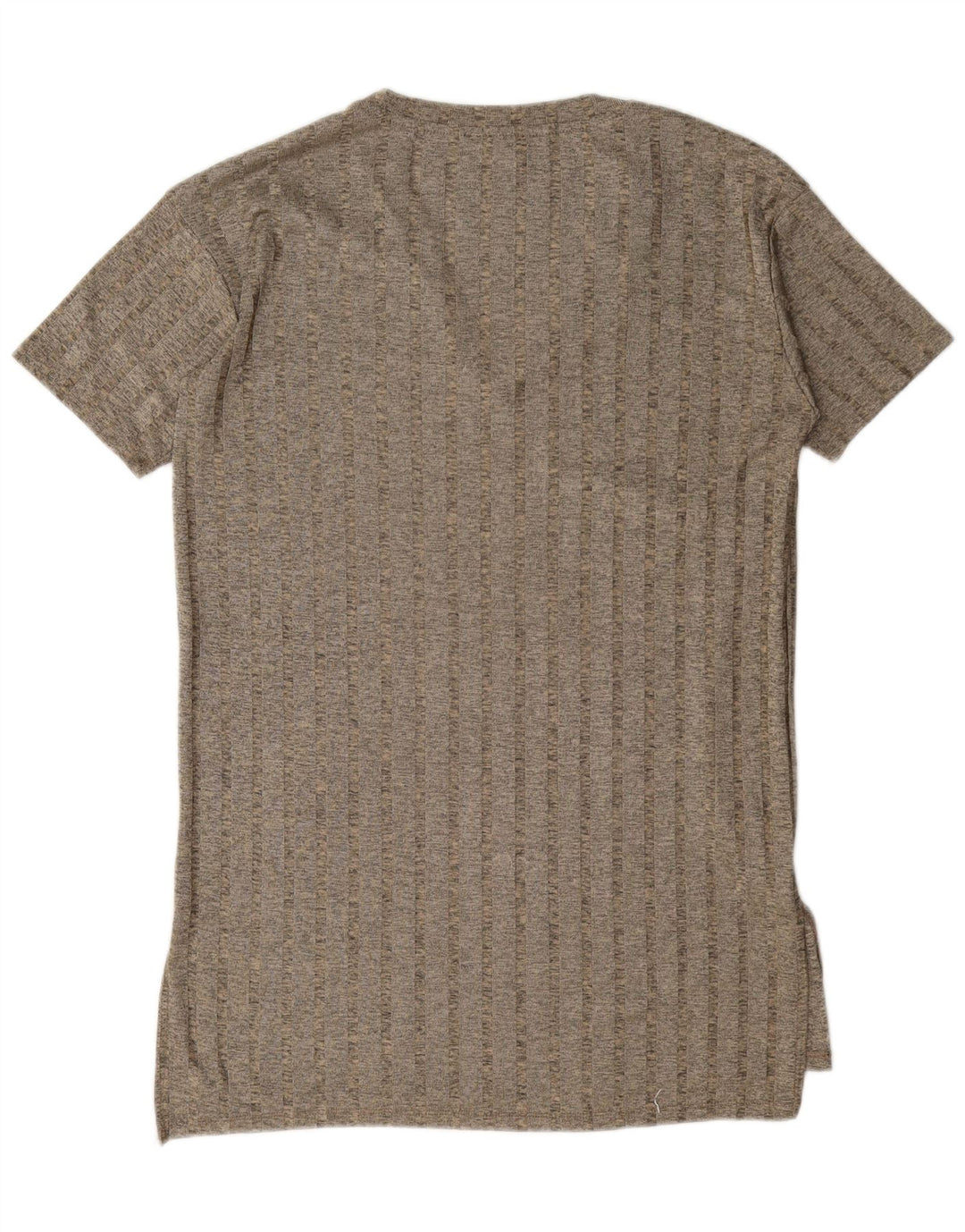 Damska sukienka t-shirtowa oversize Zara UK 14 w średnie szare paski