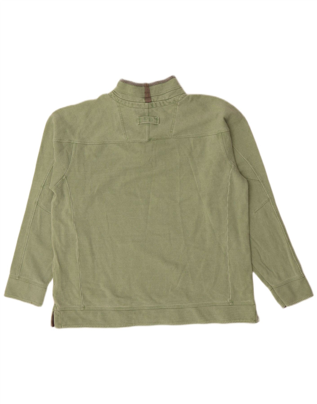 Męska bluza z zamkiem błyskawicznym Fat Face, duża, bawełniana w kolorze khaki