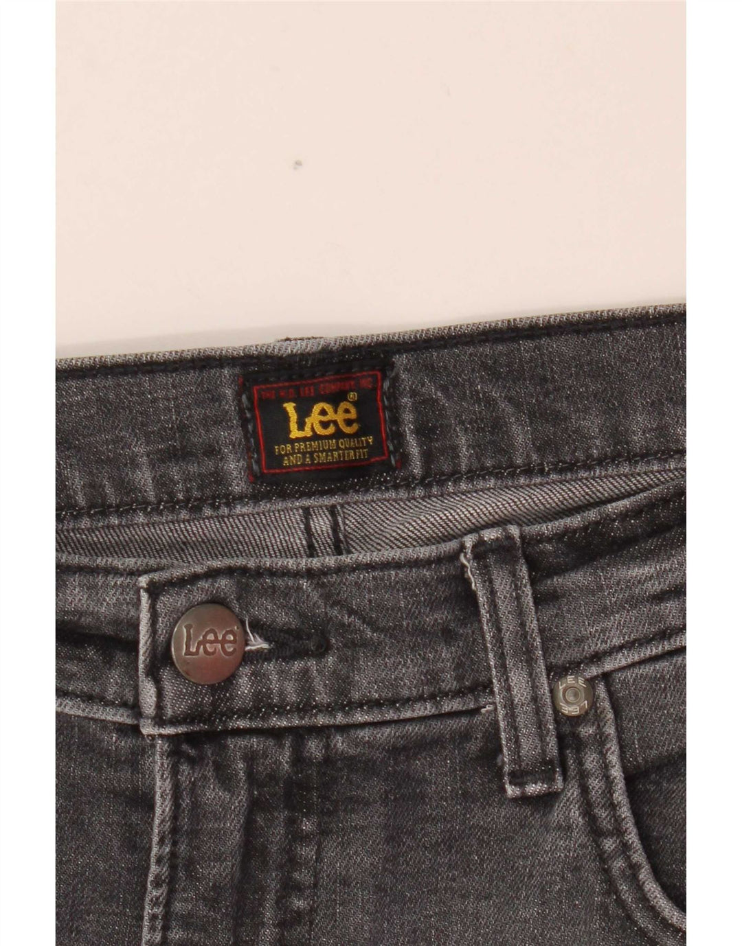 Męskie jeansy Lee Rider Slim W29 L29 Szara bawełna