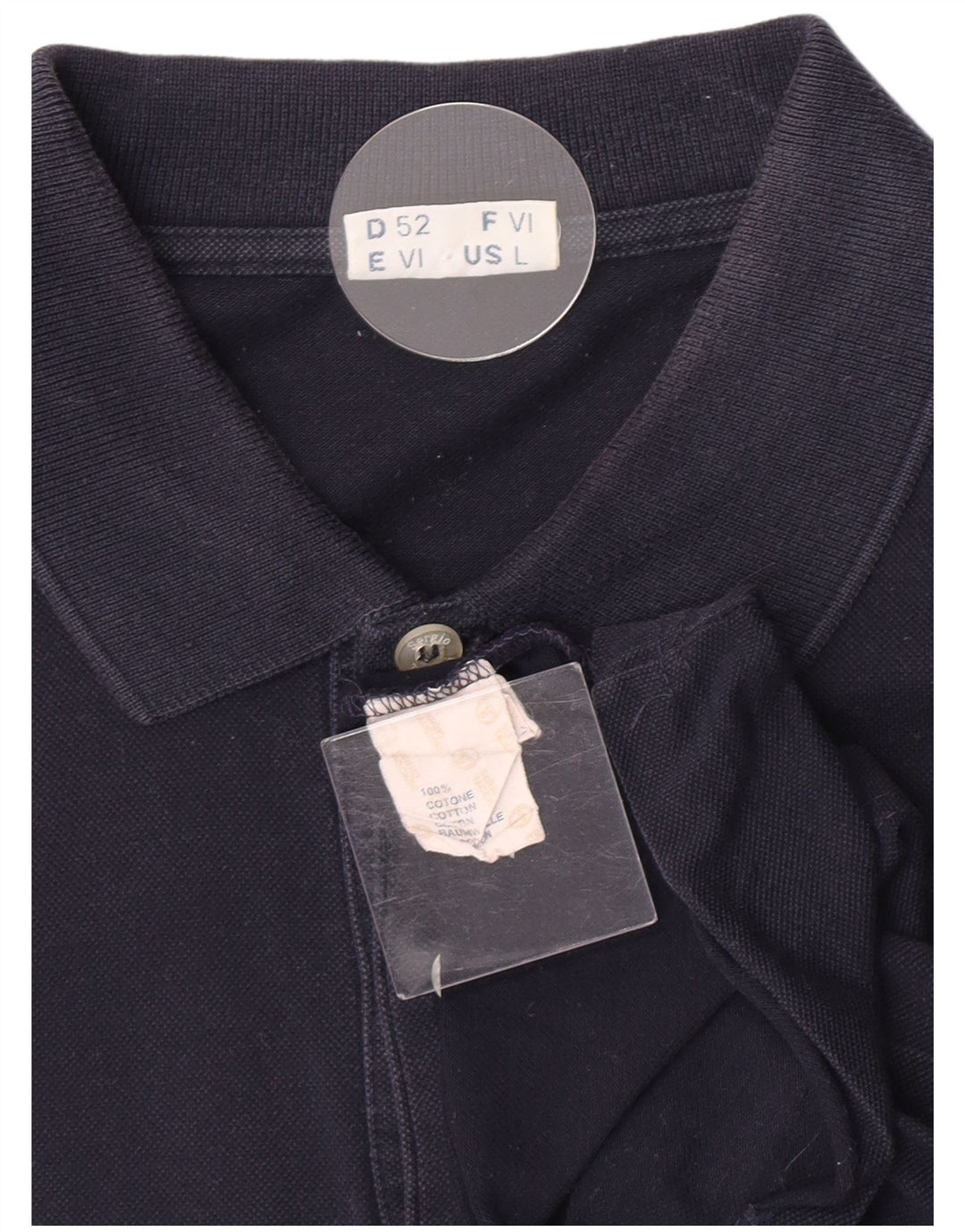 Męska koszulka polo Sergio Tacchini, duża, granatowa, bawełniana