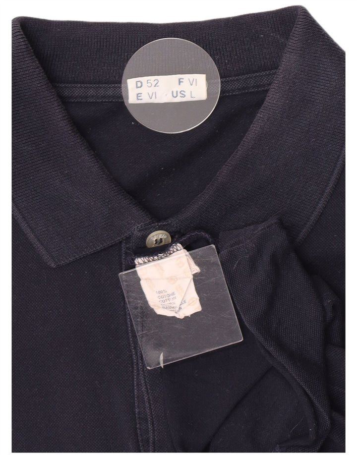 Męska koszulka polo Sergio Tacchini, duża, granatowa, bawełniana