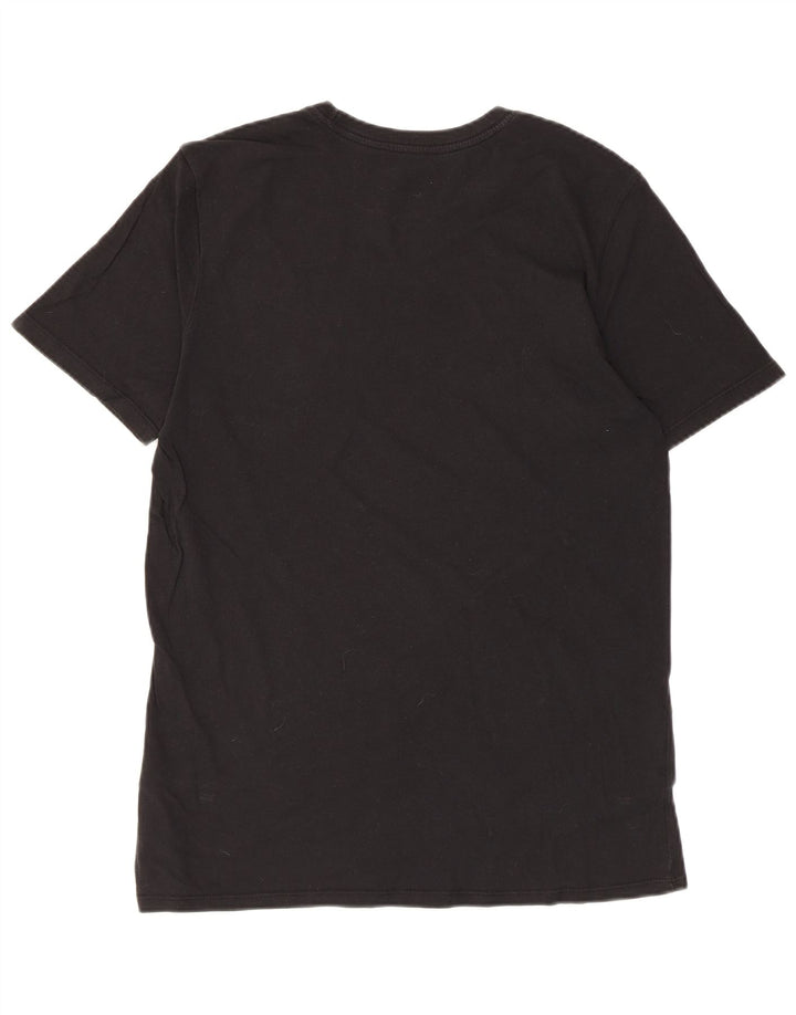 Męski T-shirt Nike o kroju sportowym, bawełniany, średni czarny