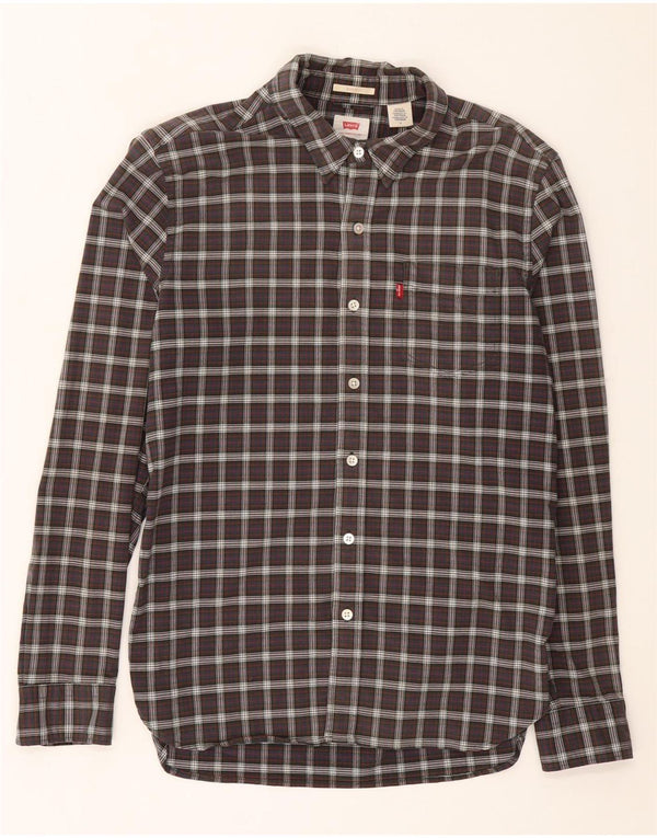 Koszula męska Levi's Slim Fit, średnia, wielobarwna, bawełniana krata