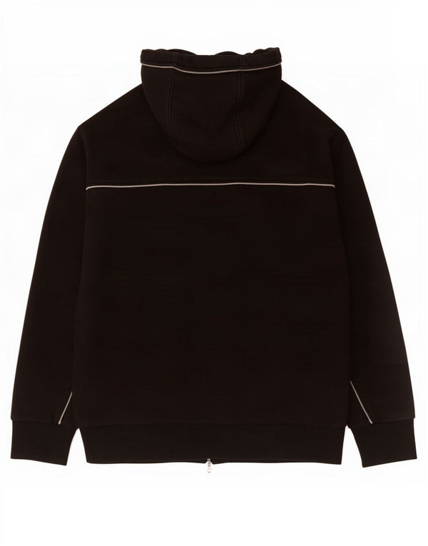 Męski sweter z kapturem i zamkiem Hugo Boss 2XL, czarna bawełna