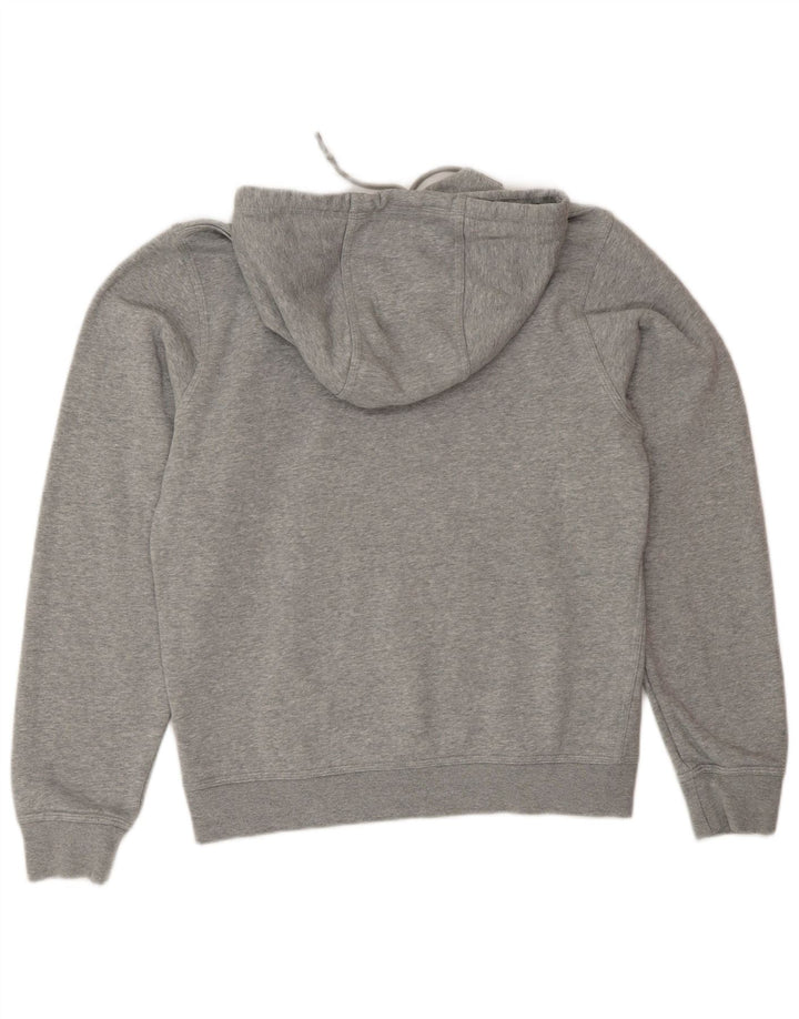 Męski sweter z kapturem Nike, mały, szary, z bawełny w cętki