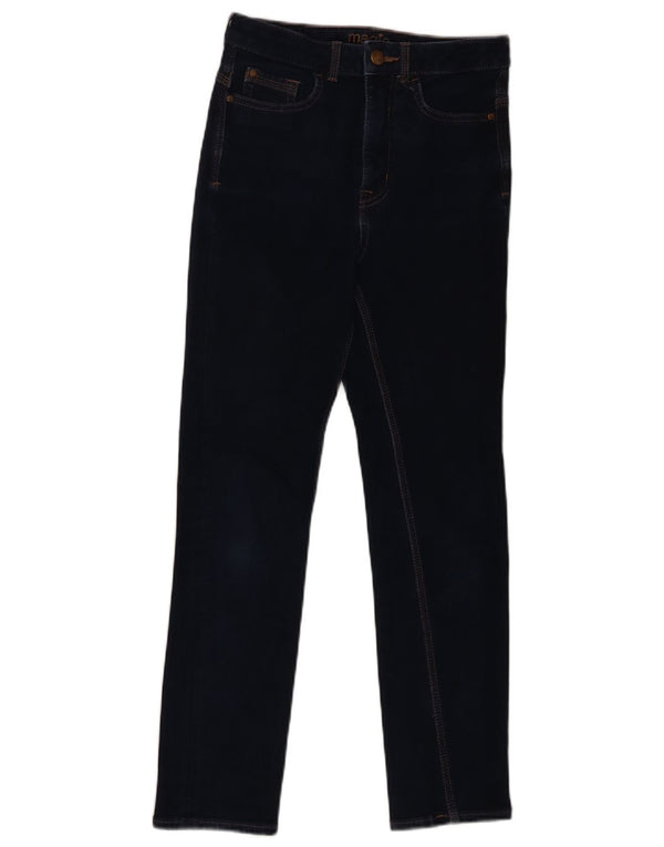 Marks & Spencer Damskie jeansy slim UK 8 Small W28 L26 Granatowa bawełna