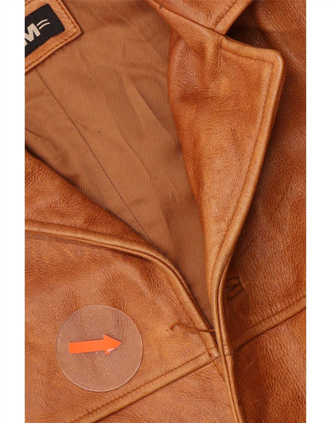 Męska kurtka skórzana vintage EU 48 Medium Brown Classic