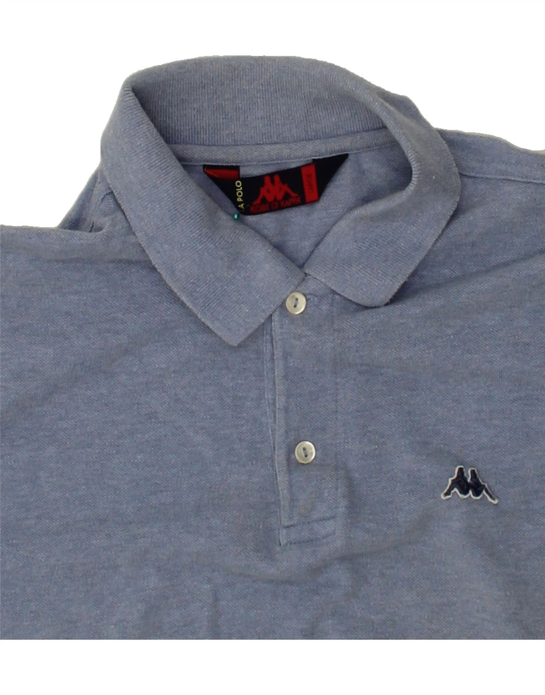 KAPPA Mens Polo Shirt Large Blue Cotton Vintage Kappa and Second-Hand Kappa from Messina Hembry 