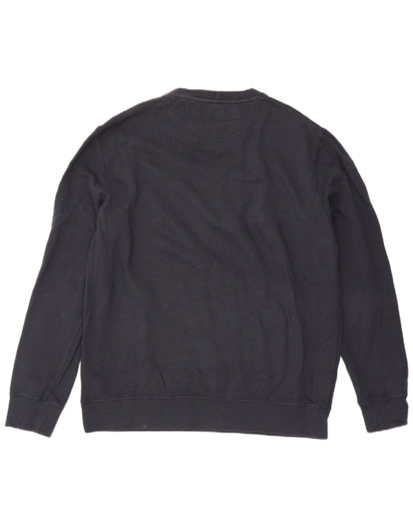 Męska bluza z grafiką Barbour, sweter 2XL, granatowa, bawełniana