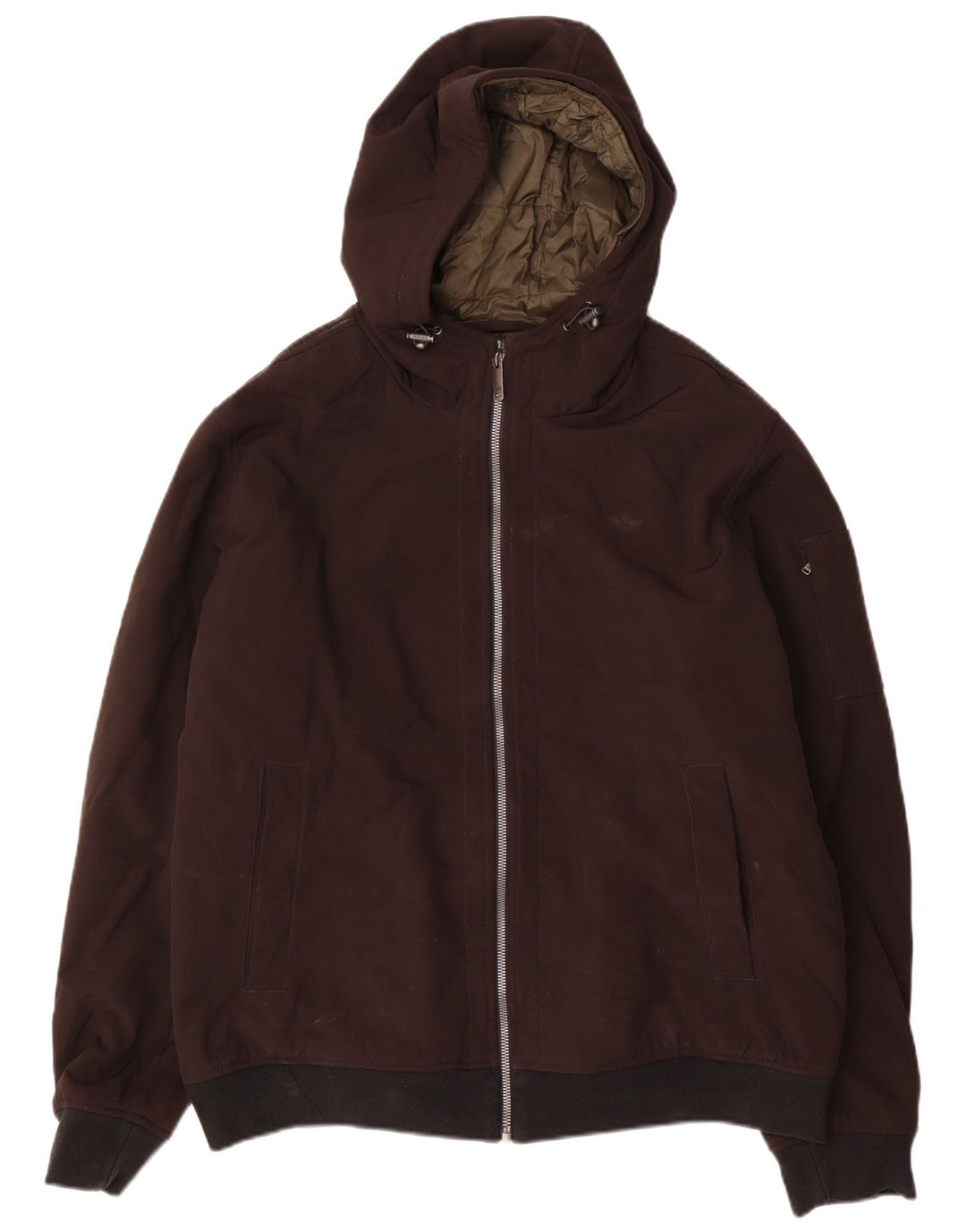 Męska kurtka bomberka z kapturem Dockers UK 42 XL, czarny poliester