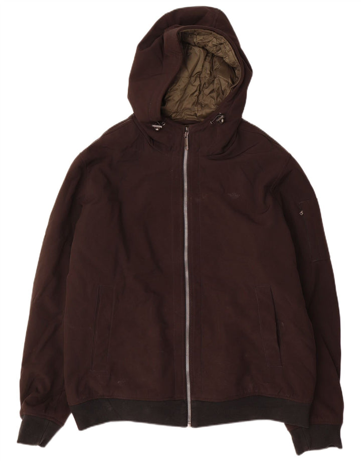 Męska kurtka bomberka z kapturem Dockers UK 42 XL, czarny poliester