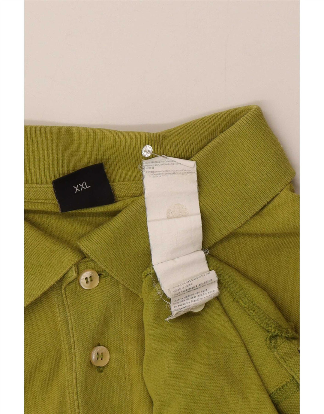 Męska koszulka polo Hugo Boss 2XL, bawełna khaki