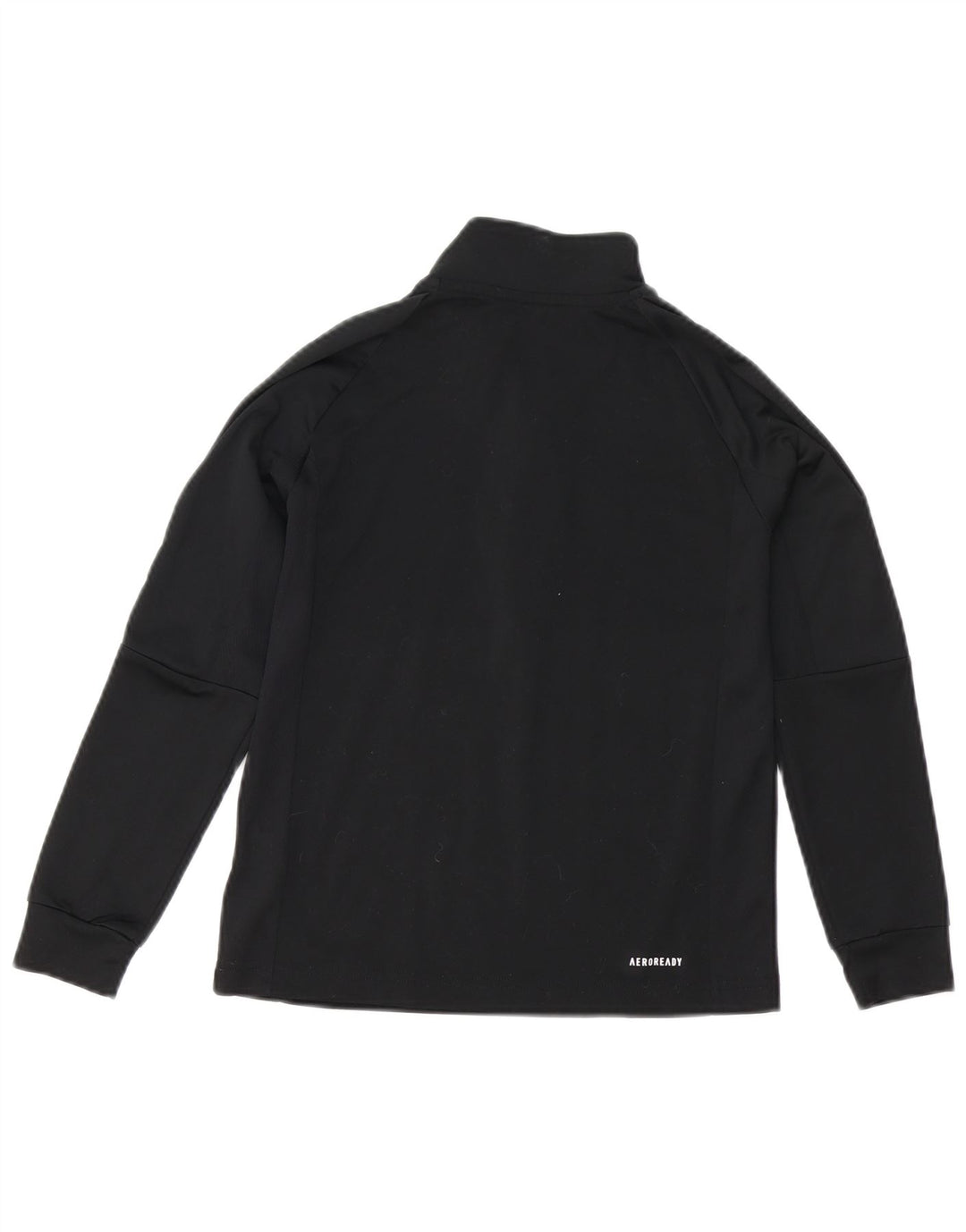 Chłopięcy dres Adidas Aeroready z zamkiem błyskawicznym na szyi, 9-10 lat, czarny