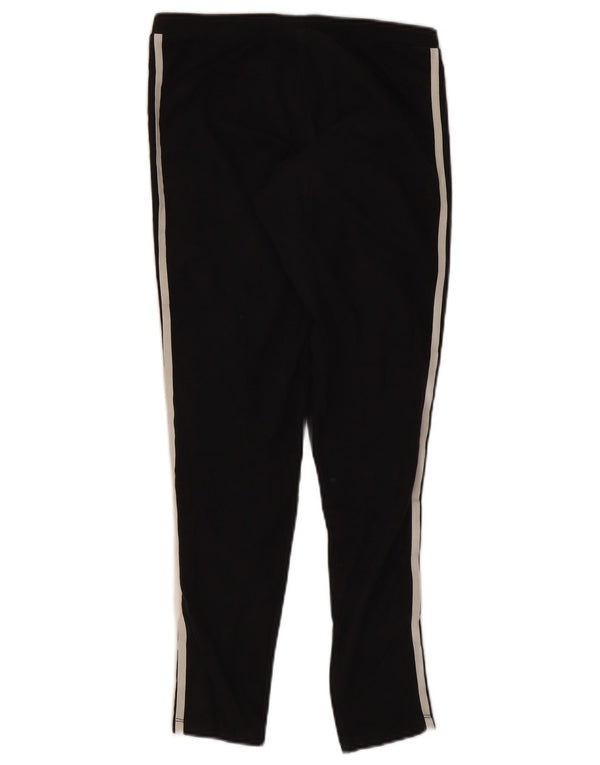 Adidas Womens Leggings UK 14 Medium Black Cotton
