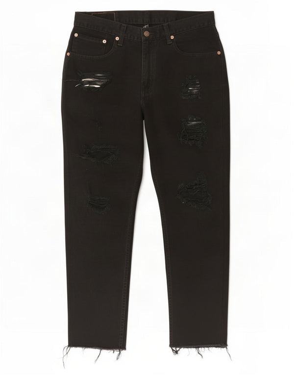 Męskie jeansy Levi's 581 w trudnej sytuacji W34 L25 Czarna bawełna